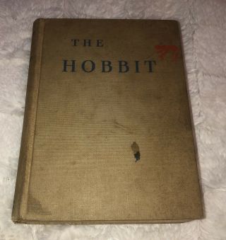 1938 The Hobbit Jrr Tolkien First American Edition 3rd Print