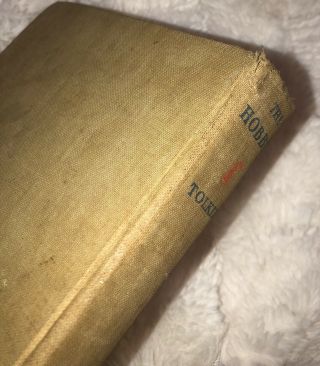 1938 The Hobbit JRR TOLKIEN First American Edition 3rd Print 3