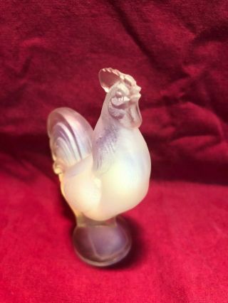 Vintage Sabino - - - Art Glass Rooster 3.  25 