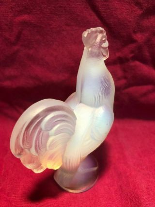 Vintage Sabino - - - Art Glass Rooster 3.  25 