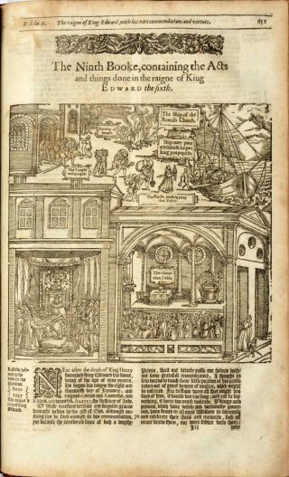 1632 JOHN FOXE BOOK OF MARTYRS 3 VOLUME SET FOLIO ILLUSTRATED TYNDALE BIBLE 3