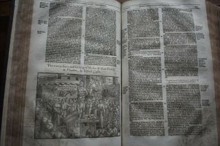 1632 JOHN FOXE BOOK OF MARTYRS 3 VOLUME SET FOLIO ILLUSTRATED TYNDALE BIBLE 8