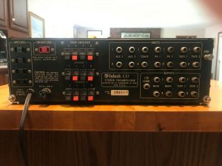 McIntosh C27 Preamplifier - One owner,  with documentation 5