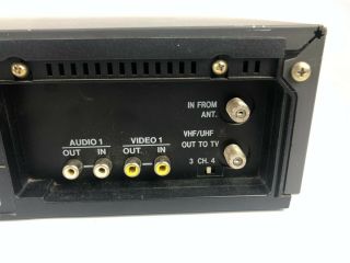 VTG 90s 1994 GE General Electric VCR VHS Player Recorder VG2030 EUC 4