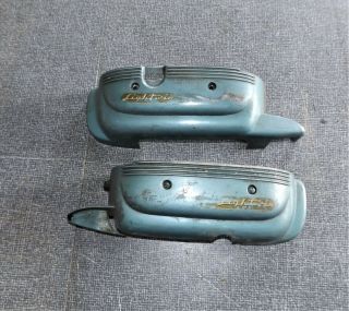 Vintage Evinrude 3 Hp Lightwin Outboard Motor Side Covers Set Pair Cowling