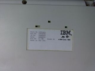 vintage 1984 IBM KEYBOARD model M 1391401 w/ removable cord clicky keys 3