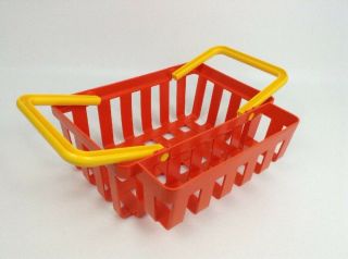 Fisher Price Fun With Food Replacement Grocery Shopping Basket Vintage 1989