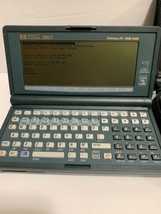Hewlett Packard HP 200LX Palmtop PC 2MB RAM 2
