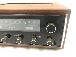 McIntosh MR78 Stereo FM Tuner w/ Walnut Cabinet 5