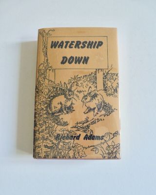 Watership Down By Richard Adams - Signed First Edition With Watercolour