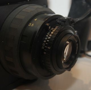 Graflex XL KS - 98B Camera Ser X50839 w/ Zeiss Tessar 100mm f3.  5 & RH10 Film Back 3