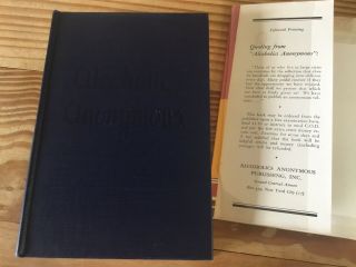 alcoholics anonymous 1st edition 15th Print With DJ 4