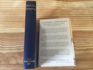 alcoholics anonymous 1st edition 15th Print With DJ 5