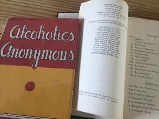alcoholics anonymous 1st edition 15th Print With DJ 9
