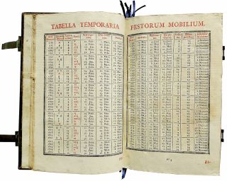 1786 Breviarium Romanum - EARLY SPANISH LEATHER BINDING - Latin Liturgy WOODCUTS 10