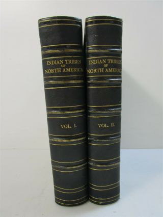 History Of Indian Tribes Of North America Vol.  1 & 2 1872 Thomas Mckenney