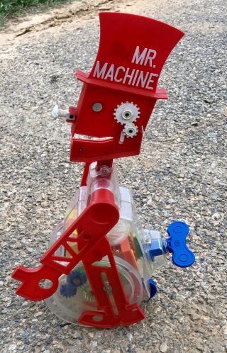 Vintage Ideal Mr Machine Windup Walking Toy Robot -