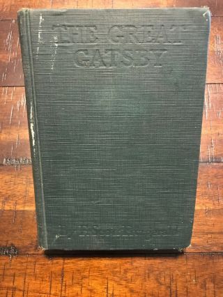 The Great Gatsby By F.  Scott Fitzgerald 1st Ed,  1st Printing