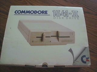 Vintage Commodore 1541 - Ii Disk Drive W/power Supply For 5 1/4 " Disks