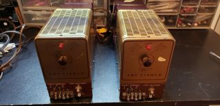 THE FISHER MODEL THE 100 MONO BLOCK POWER AMPS PAIR 3