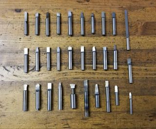 Vintage Machinist Toolmaker Tools • Milling Cutters Keyseat Notched Dowels ☆usa