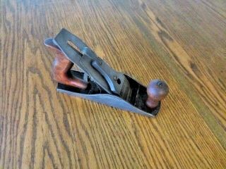 Vintage Shelton No.  9 Smooth Plane,  Similar To Stanley 4,  " Made In U.  S.  A.  "