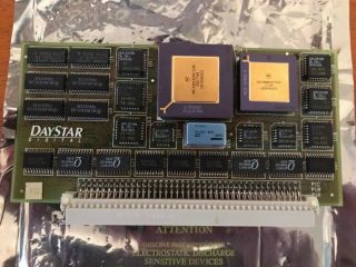 DayStar Digital PowerCache P33 68030 50MHz CPU accelerator card with 68882 FPU 2