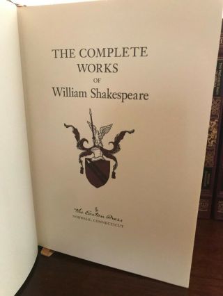 Complete of William Shakespeare leather 39 volume set Easton Press 11