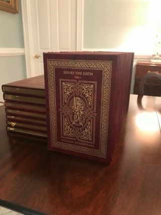 Complete of William Shakespeare leather 39 volume set Easton Press 4
