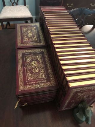 Complete of William Shakespeare leather 39 volume set Easton Press 5