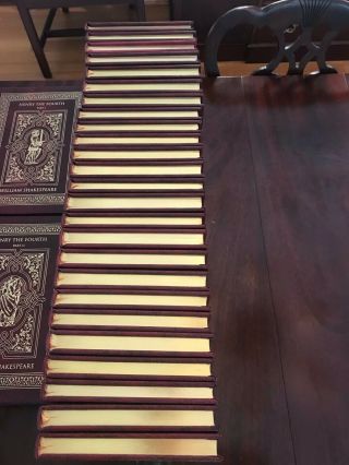 Complete of William Shakespeare leather 39 volume set Easton Press 7