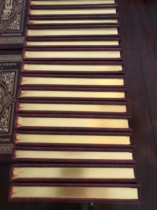 Complete of William Shakespeare leather 39 volume set Easton Press 8