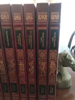 Complete of William Shakespeare leather 39 volume set Easton Press 9