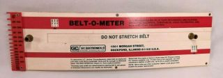 Vintage Belt - O - Meter Audio Belt Measuring Device