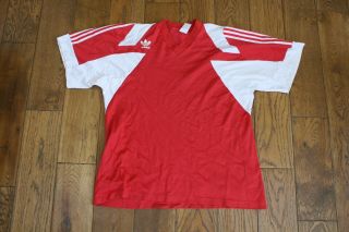 Vintage Adidas Football Shirt Mens Xl 80 