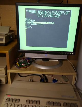 Commodore 128 Computer,  Restored,  Fully Functional 8