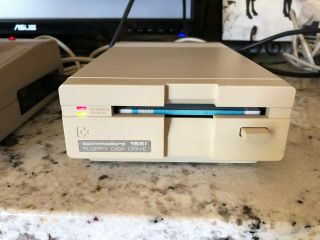 Commodore 1581 3.  5 inch Floppy Disk Drive w/PS - TESTED/CLEANED C64 C128 VIC20 3