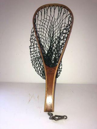 Vintage Anglers Custom Products,  Ac - 18 Wooden Fly Fishing Net,  Clip - Usa,