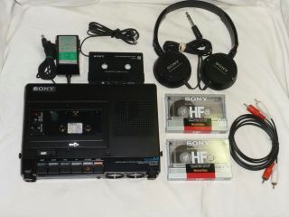 Sony Tc - D5m Professional Recorder Bundle {{{{{{{ }}}}}}}