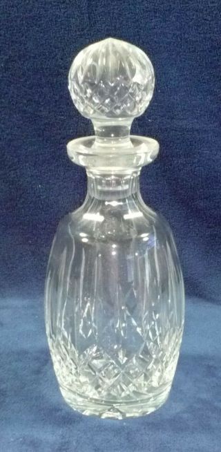 Sparkling Vintage Waterford Crystal Lismore Spirit Decanter W/ Stopper