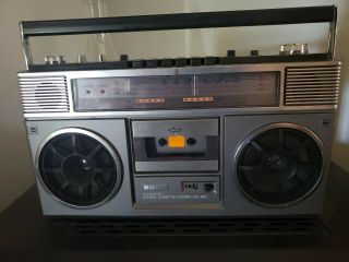 Sony Boom Box Cfs - 65s Radio Vintage Tape Cassette Corder Player Ghetto Blaster