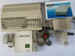 Complete Commodore Amiga 500 System / Setup - Disk Drive - Mouse - Joystick -,  Games