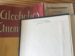 Alcoholics Anonymous 1st Edition 10th print With Dust Jacket 6