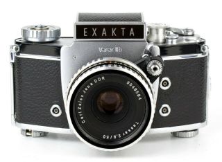 IHAGEE EXAKTA VAREX II b VX IIb camera lens ZEISS TESSAR 50mm f/2.  8 SERVICED 3