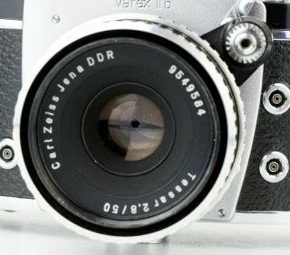 IHAGEE EXAKTA VAREX II b VX IIb camera lens ZEISS TESSAR 50mm f/2.  8 SERVICED 7