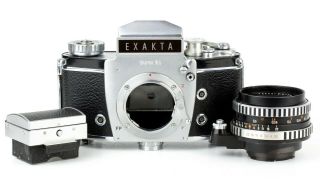 IHAGEE EXAKTA VAREX II b VX IIb camera lens ZEISS TESSAR 50mm f/2.  8 SERVICED 8