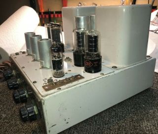 Electrovoice EV Circlotron Amplifier Amp A - 20 - C 6V6 Tube Amplifier Mono Block 6