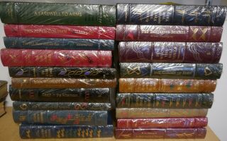 Easton Press Complete Ernest Hemingway - 19 Volumes All In Shrink Wrap