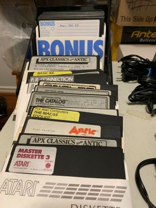 Atari 130XT and disk drives bundle 6