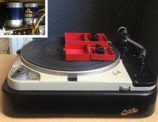 Thorens Td 124,  2 Ortofon Carts,  Smg - 212 Arm And Suts